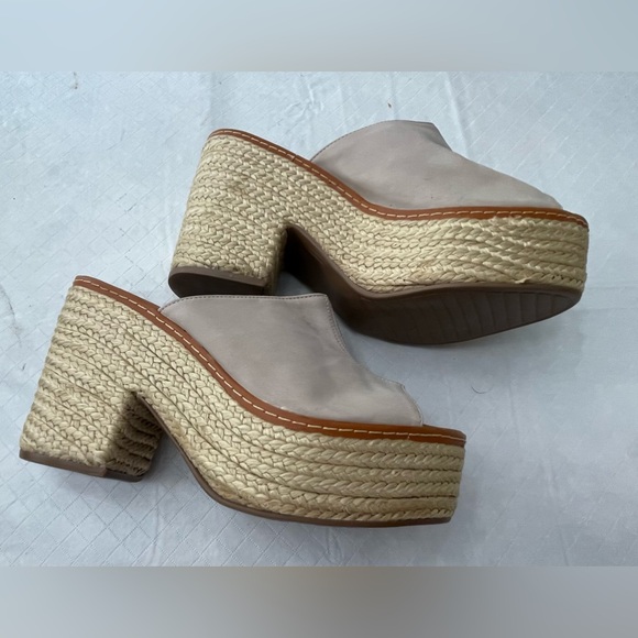 MKS Ladies Espadrille Slides Mules. Size 38 / 8. - Picture 5 of 8